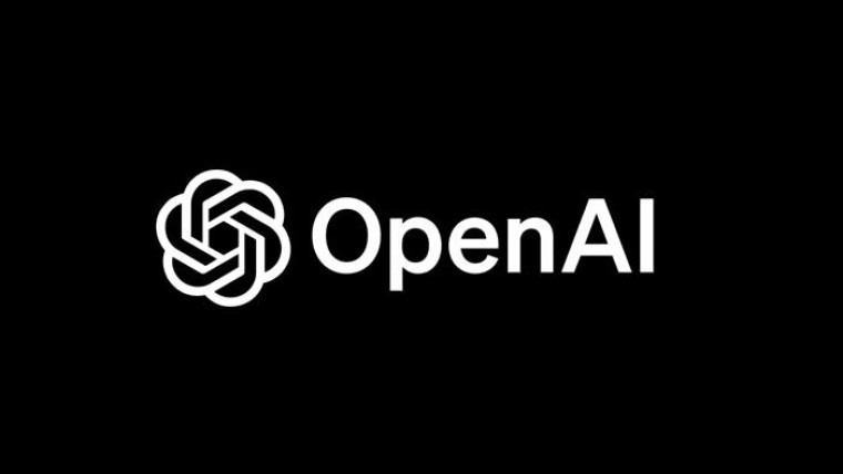 OpenAI official logo in black and white. (DeepSeek vs. OpenAI)